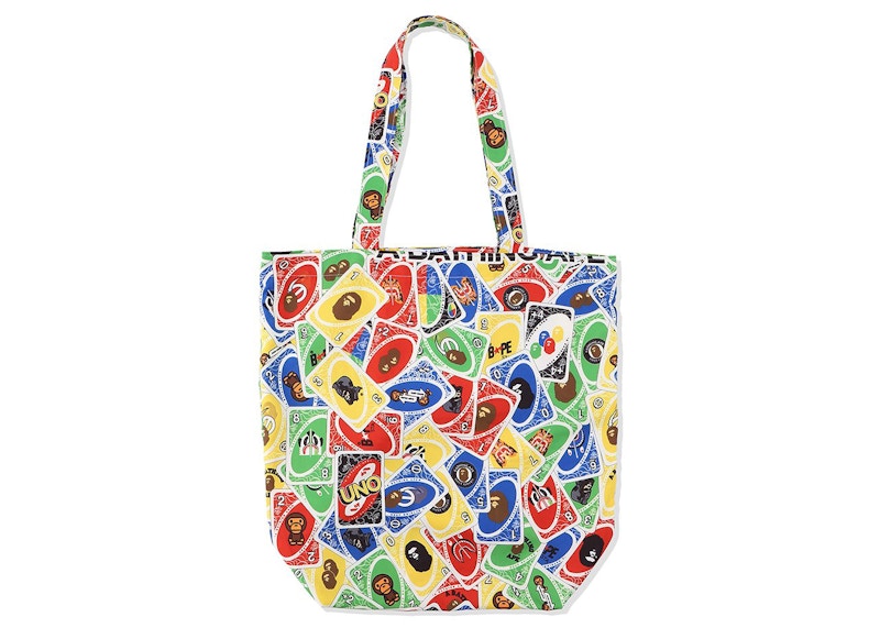 BAPE x UNO Packable Tote Bag Multi