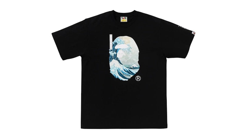 BAPE x Ukiyo-E Ape Head 1 Tee Black