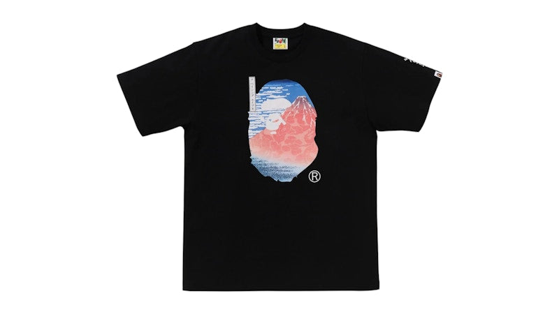 BAPE x Ukiyo-E Ape Head II Tee Black