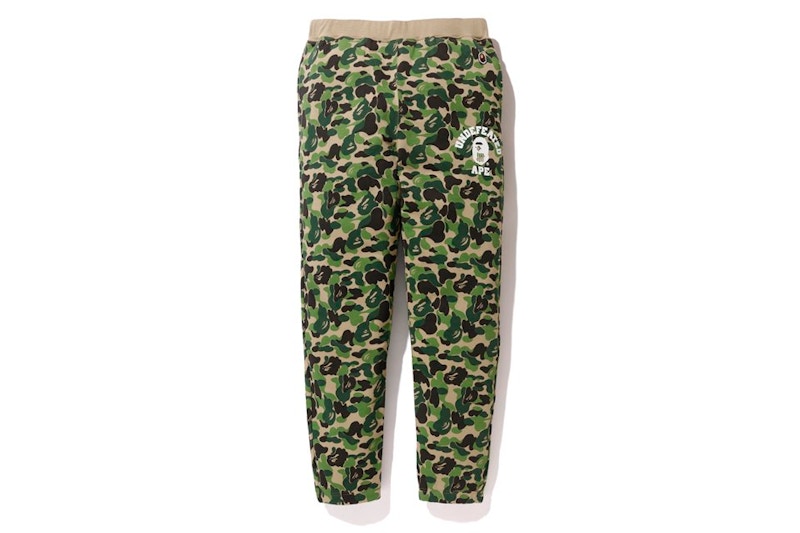 BAPE x Undefeated ABC College Slim Sweatpants Green