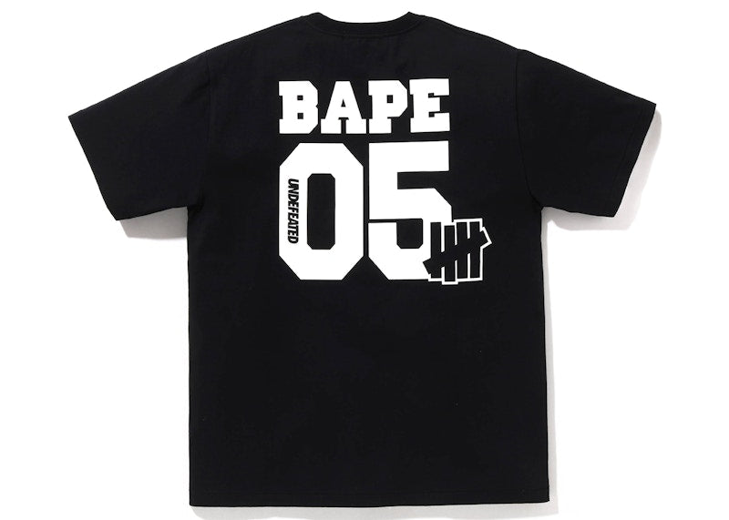 BAPE x Undefeated College Tee (FW22) Black