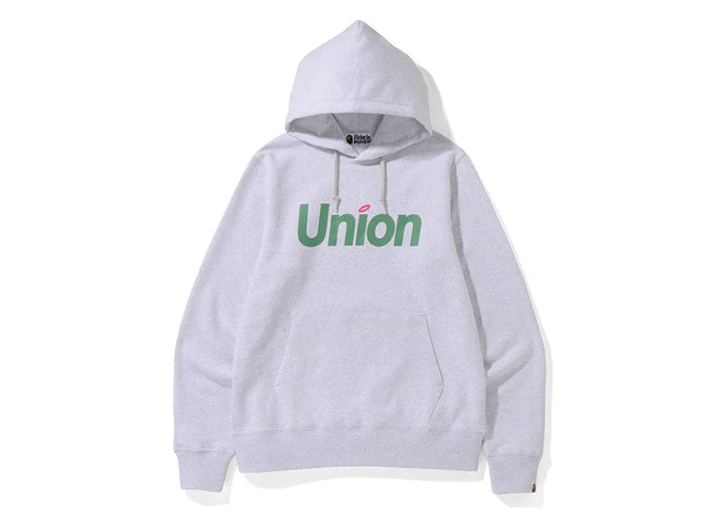 BAPE x Union 30th Anniversary Pullover Hoodie Grey