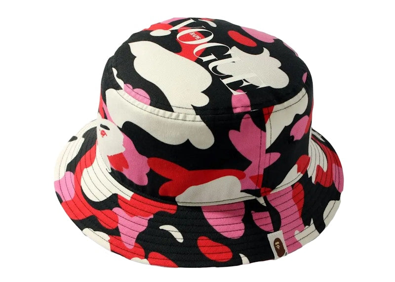 BAPE x VOGUE ABC Camo Bucket Hat Pink