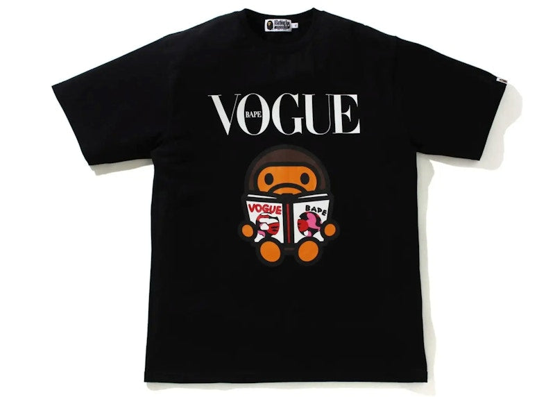 BAPE x VOGUE baby Milo Tee Black