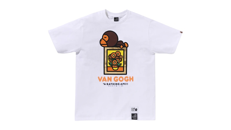BAPE x Van Gogh Museum Kids Baby Milo Tee White