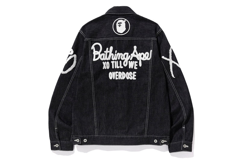 BAPE x XO Denim Jacket Black