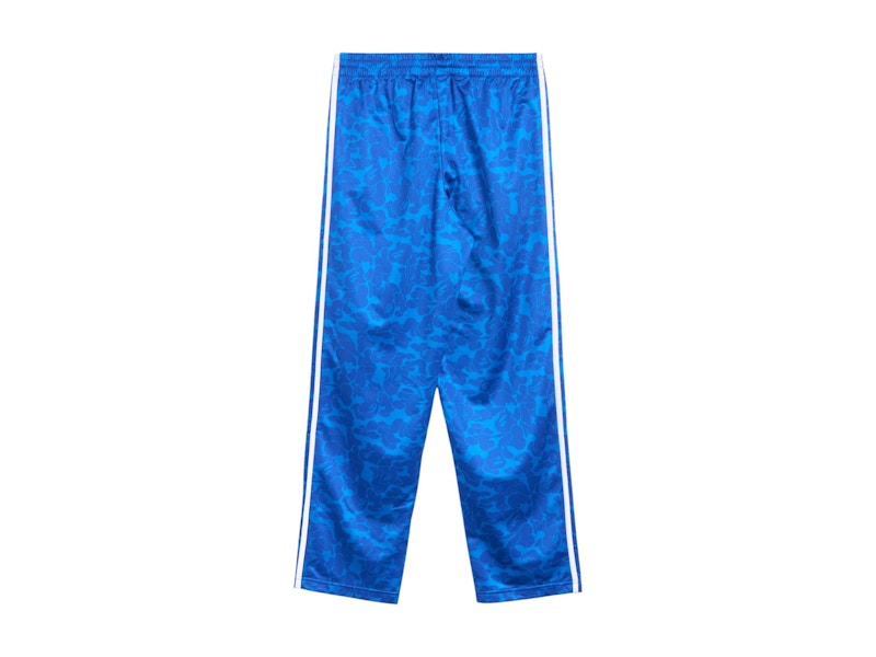 BAPE x adidas All Over Print Track Pants Blue