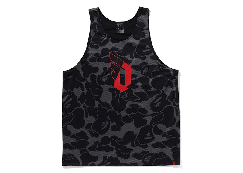 BAPE x adidas Dame Reversible Mesh Top Black