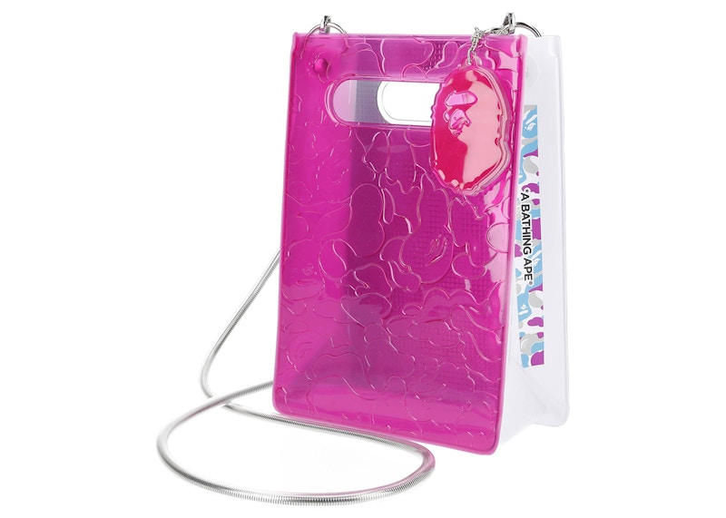 BAPE x nana-nana A5 Vertical Bag Purple Yokohama Store Exclusive
