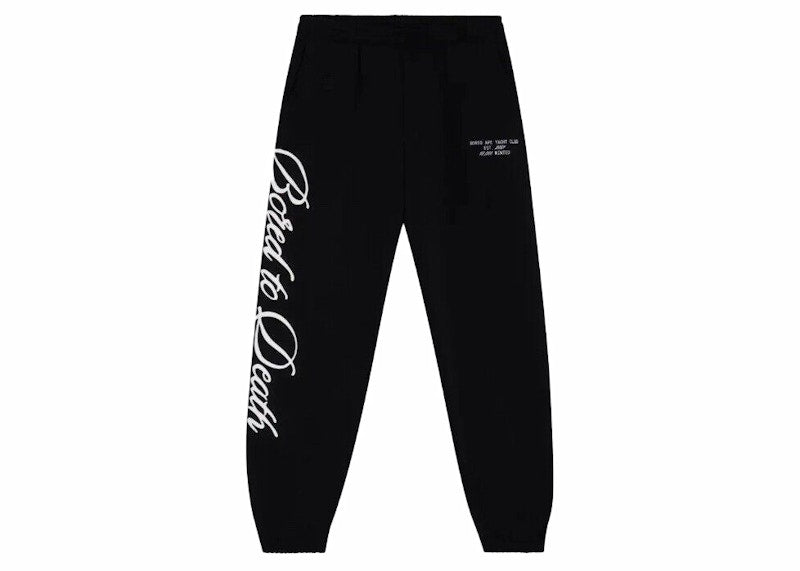 BAYC Bored Script Sweatpants Black
