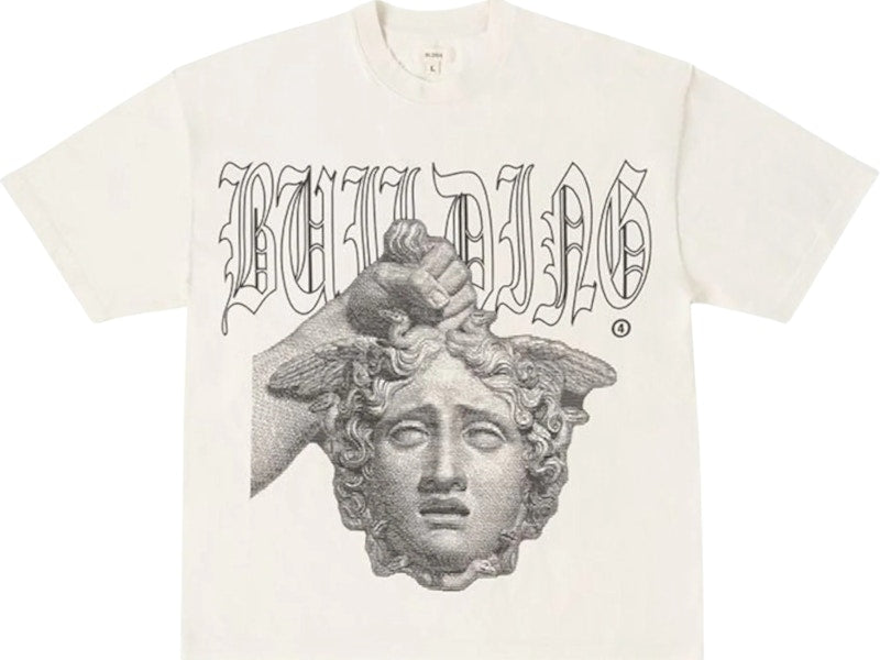 BLDG4 Medusa SS Knit Tee Antique White