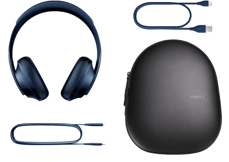 BOSE Headphones 700 Wireless Noise Cancelling Over-the-Ear Headphones (794297-0700) Triple Midnight