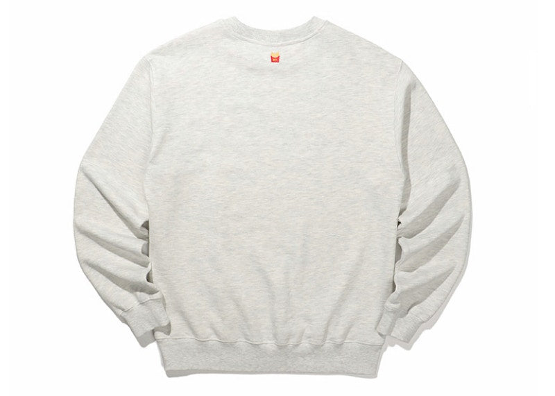 BTS x Mcdonald's Crewneck Sweatshirt Light Grey