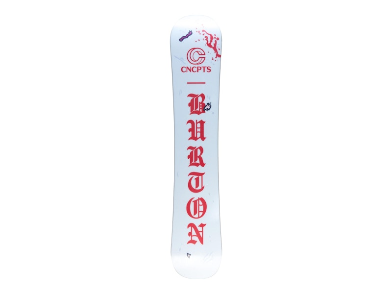 Burton x Todd Bratrud x CNCPTS Knight Snowboard (158) White/Red