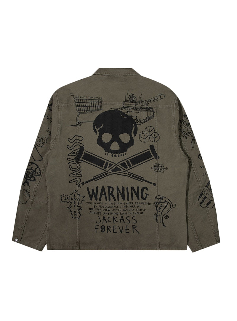 Babylon Jackass M-65 Jacket Olive