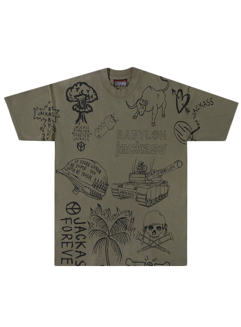 Babylon Jackass Tag T-shirt Olive