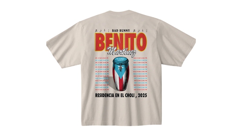 Bad Bunny DTMF Salsa T-shirt Off White