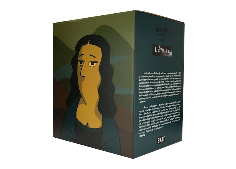 BAIT x Louvre Xmambo Mona Lisa Red Face Statue Figure Red
