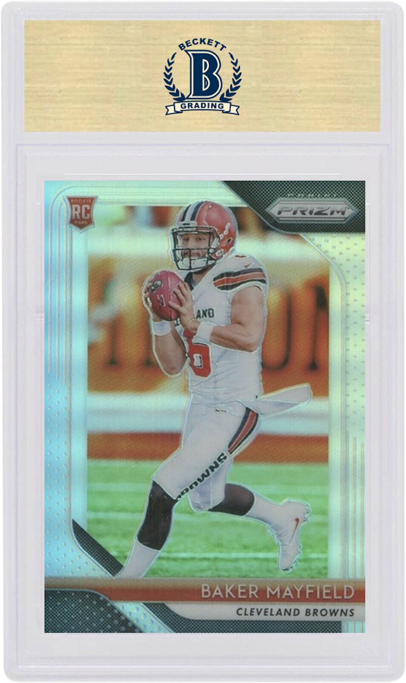 Baker Mayfield 2018 Panini Prizm Rookie Silver #279 (PSA or BGS Graded)