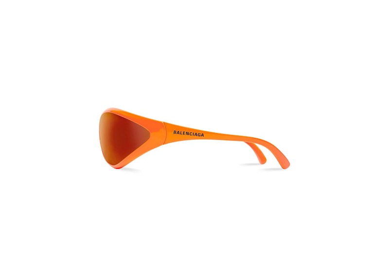 Balenciaga 90S Oval Sunglasses Fluo Orange (745069T00077559)