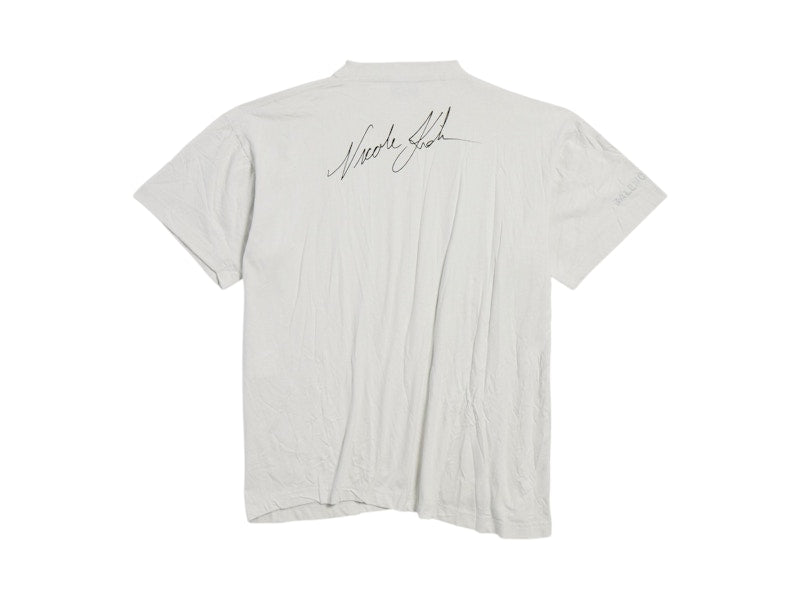 Balenciaga Ambassador Fanclub Series - Nicole Boxy T-shirt White