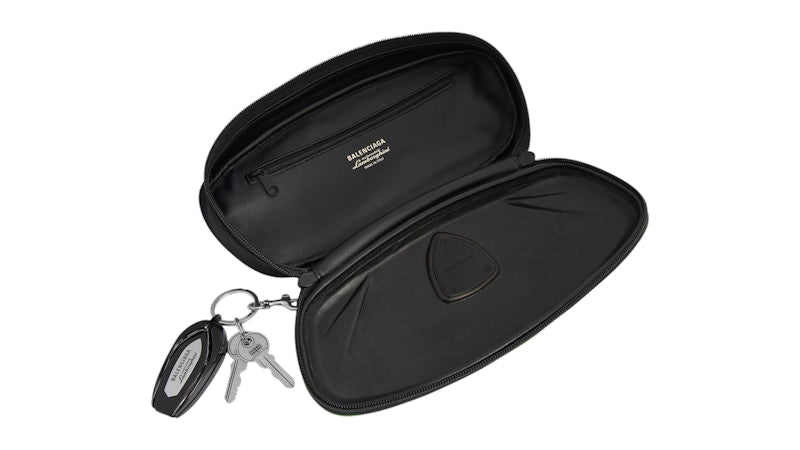 Balenciaga Automobil Lamborghini Clutch With Charms Bag Green
