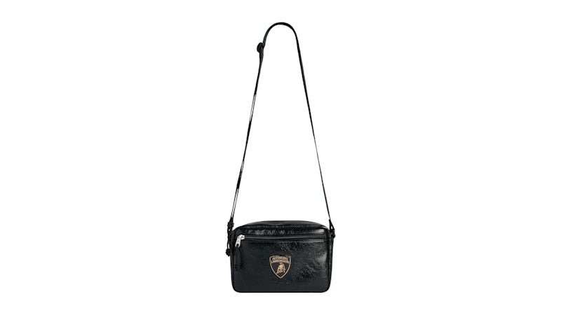 Balenciaga Automobil Lamborghini Explorer Shoulder Bag Black