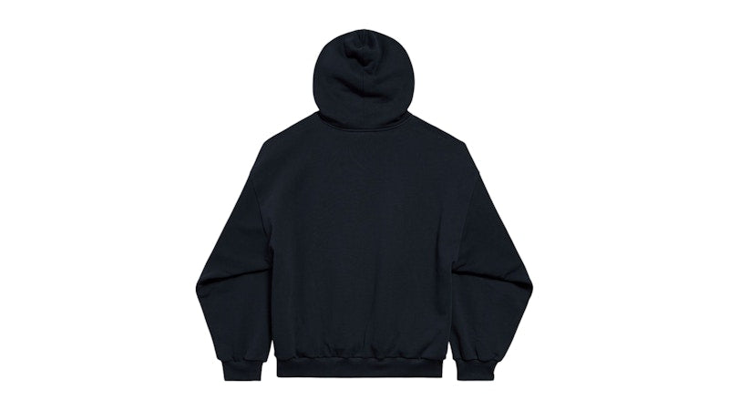 Balenciaga Automobil Lamborghini Medium Fit Hoodie Black Faded