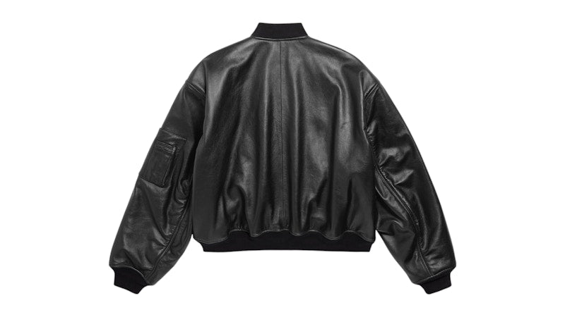 Balenciaga Automobil Lamborghini Oversized Bomber Jacket Black