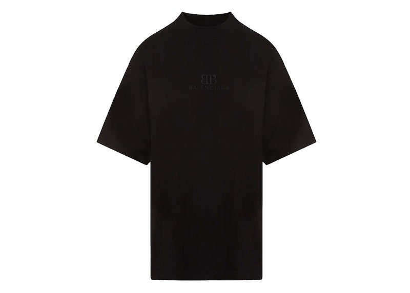 Balenciaga BB Classic Vintage T-Shirt Washed Black/Washed Black