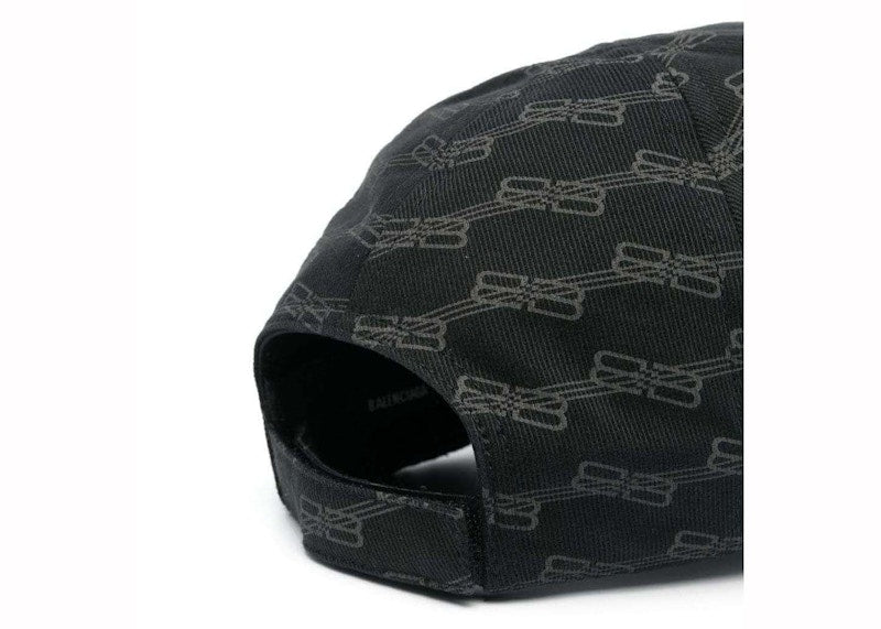 Balenciaga BB Monogram Cap Black