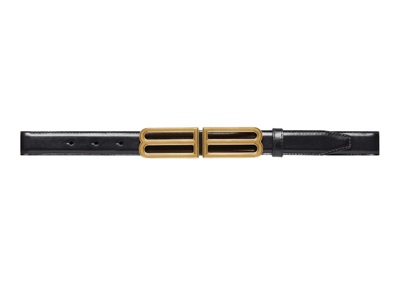 Balenciaga BB Stretch Belt Black