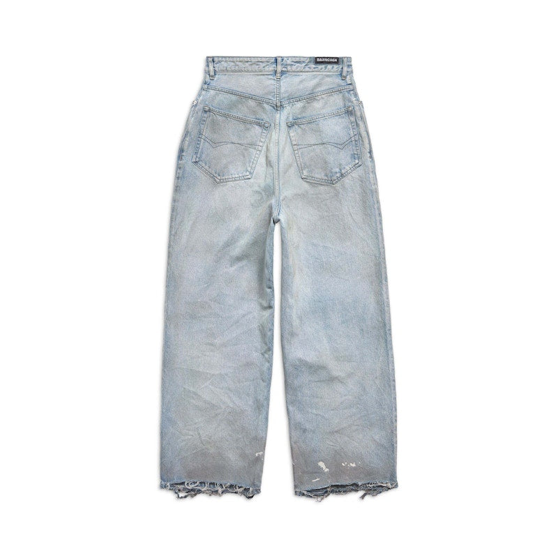 Balenciaga Baggy Trousers in Blue Blue