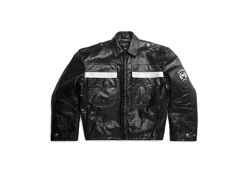 Balenciaga Balenciaga Paris Uniform Jacket Black