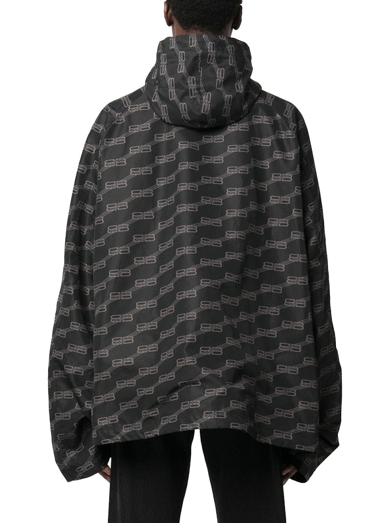 Balenciaga BB Monogram Lightweight Jacket Black
