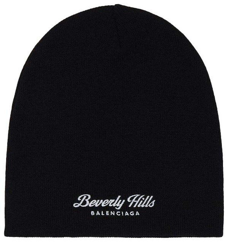 Balenciaga Beverly Hills Beanie Black/White