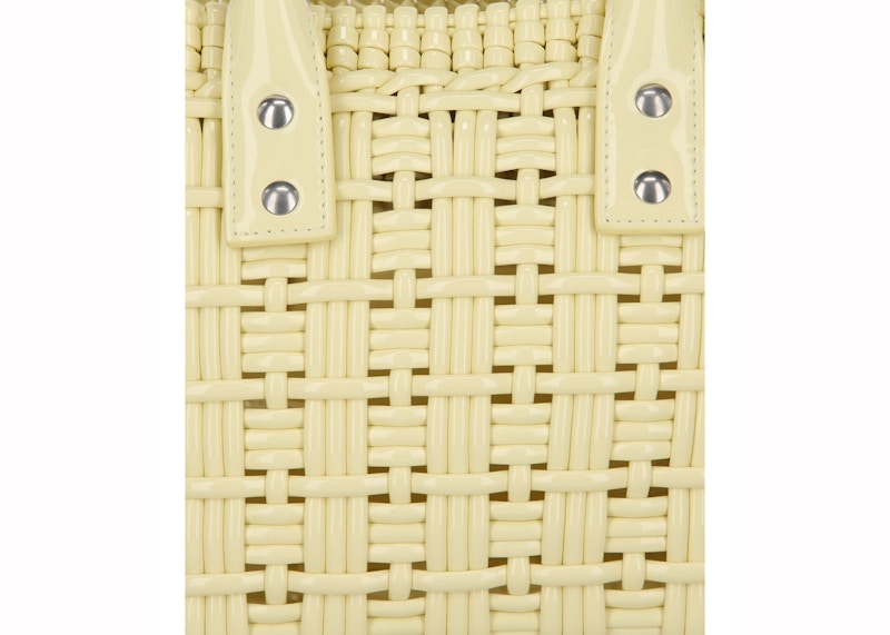 Balenciaga Bistro Strap Basket XS Yellow