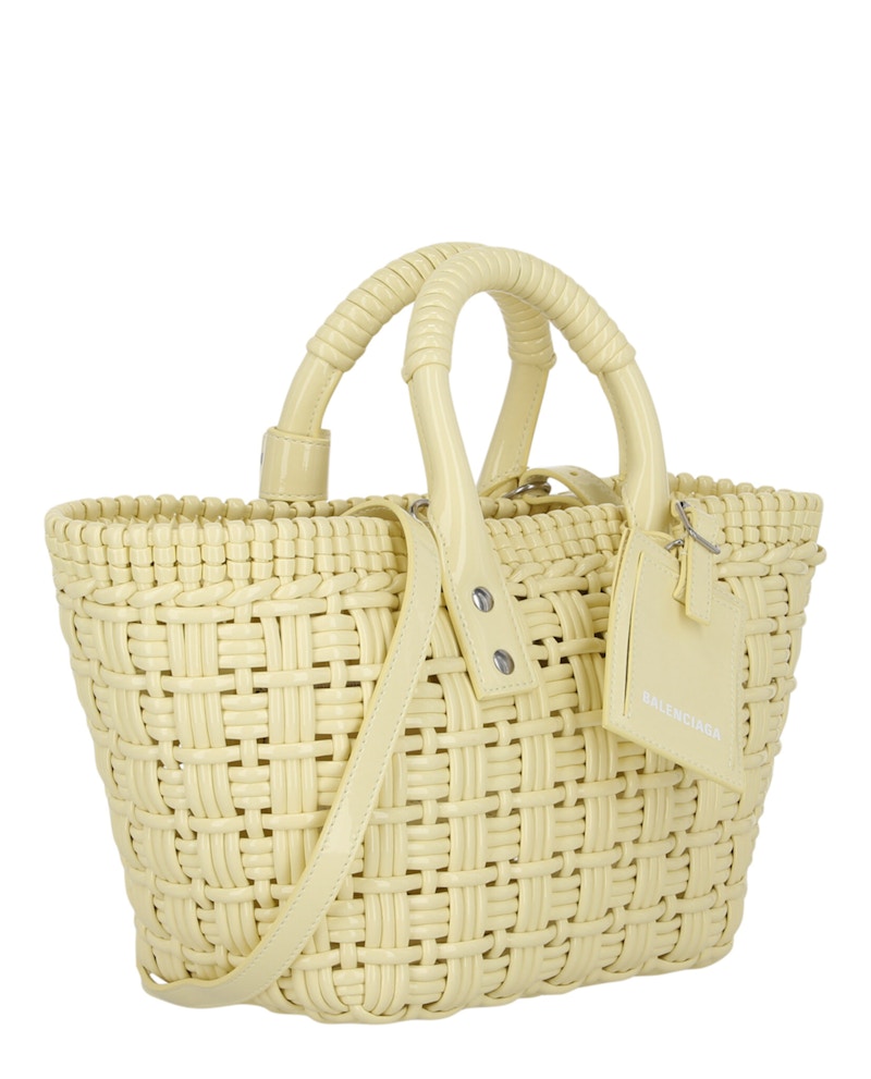 Balenciaga Bistro XS Basket With Strap Yellow