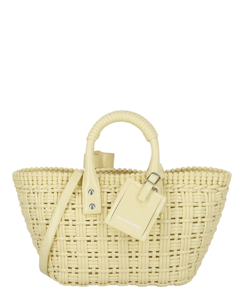 Balenciaga Bistro XS Basket With Strap Yellow