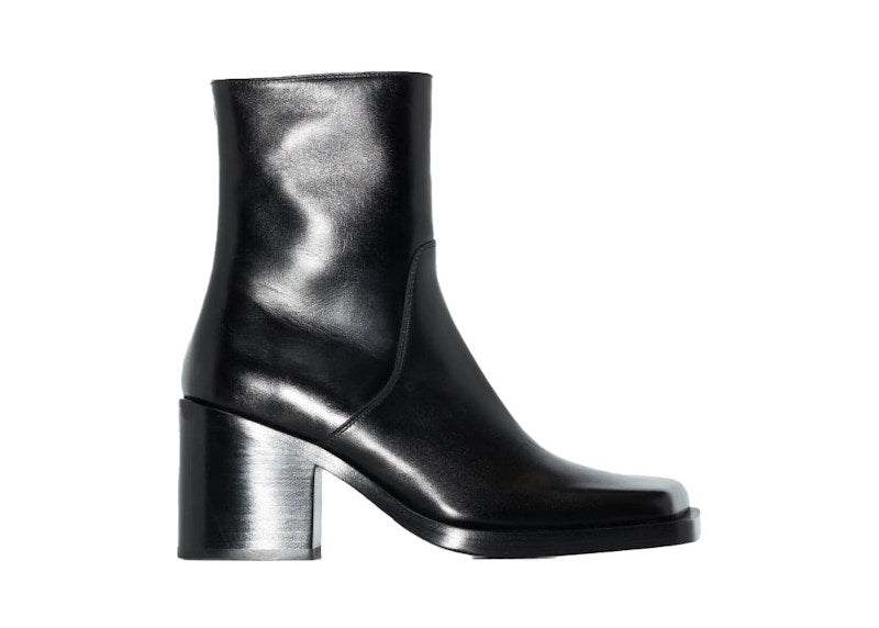Balenciaga Black Cut 80 Boots Black Leather