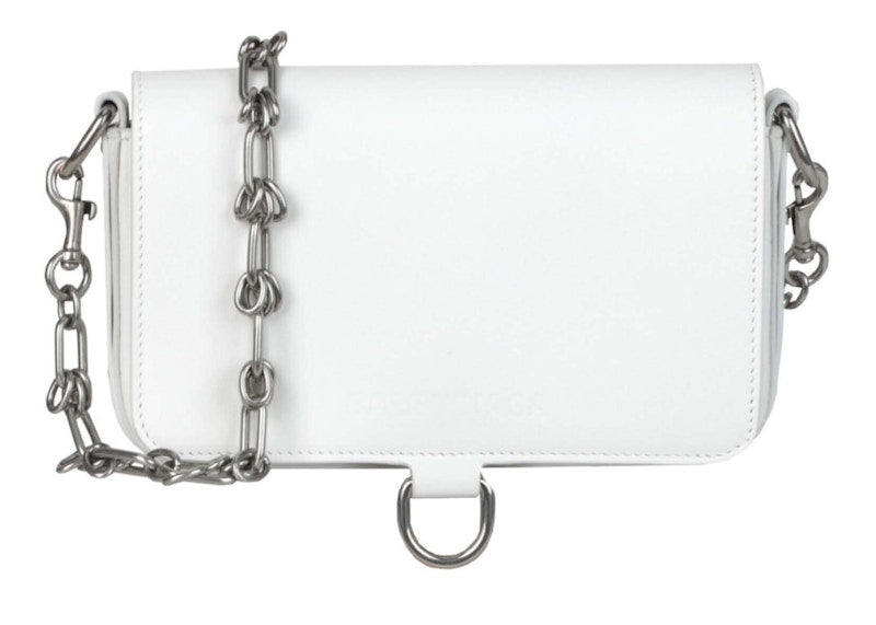 Balenciaga Bondag Wallet On A Chain Optic White