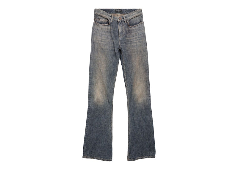 Balenciaga Bootcut Pants Light Blue