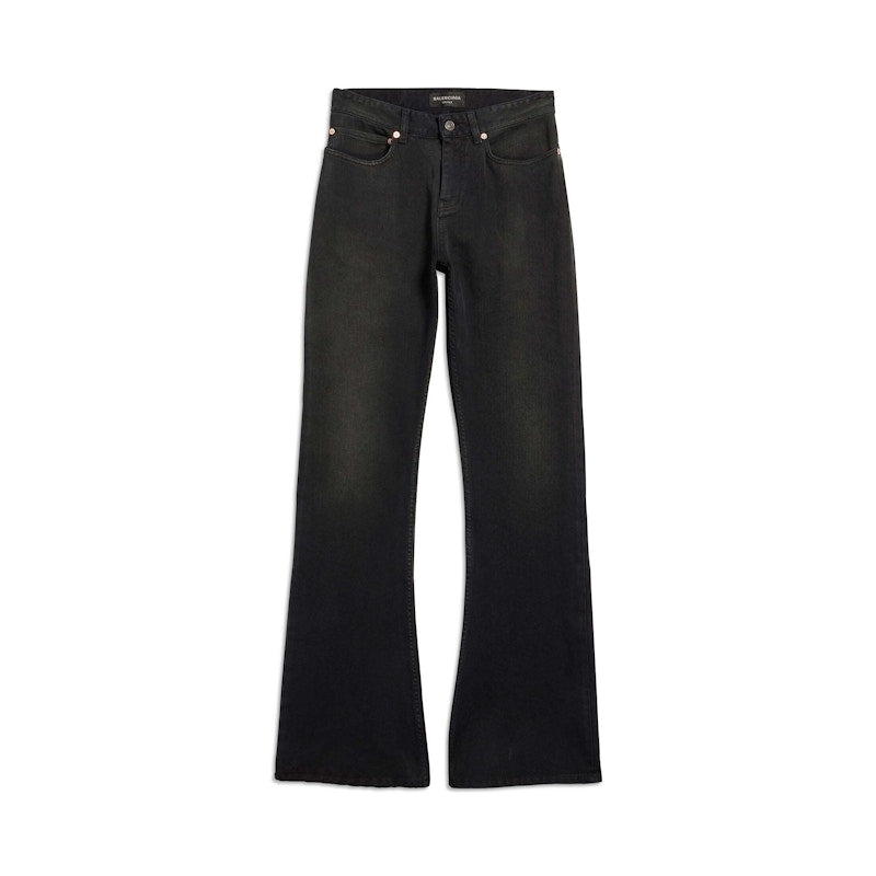 Balenciaga Bootcut Pants in Black Black