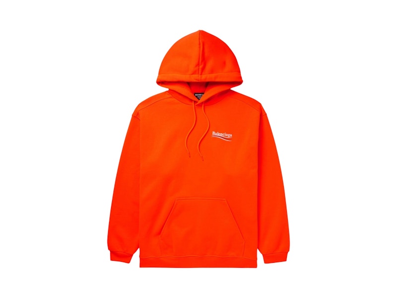 Balenciaga Campaign Logo Hoodie Orange