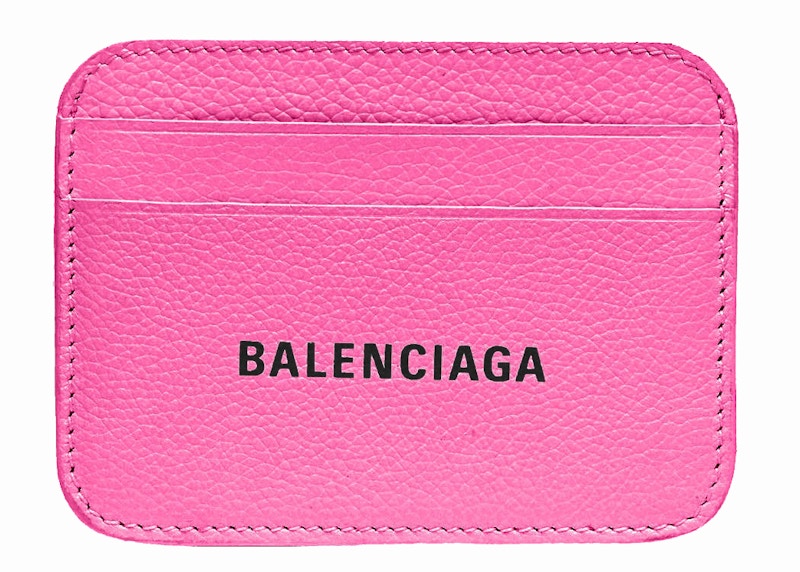 Balenciaga Cash Card Holder Fuchsia/Black