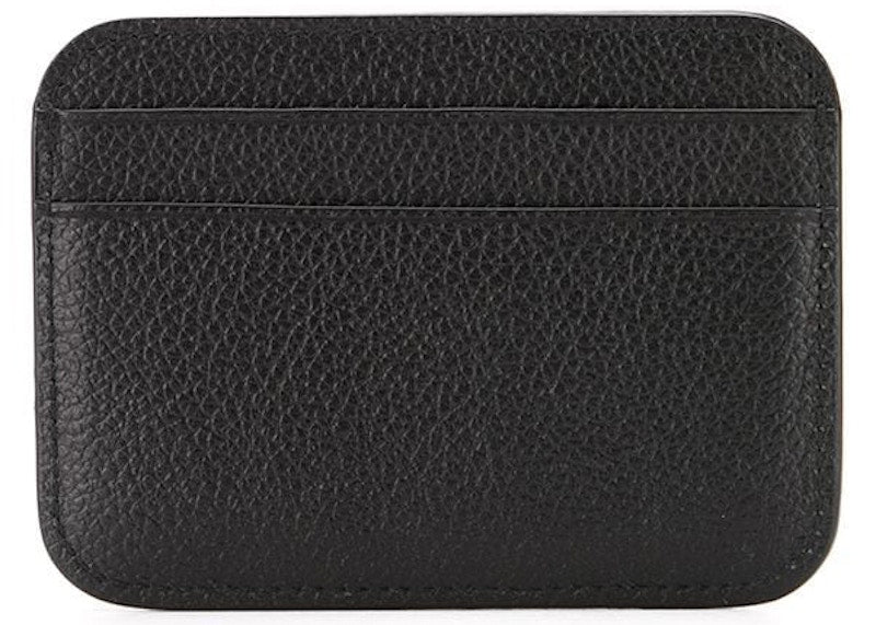 Balenciaga Cash Logo Card Holder Black/White