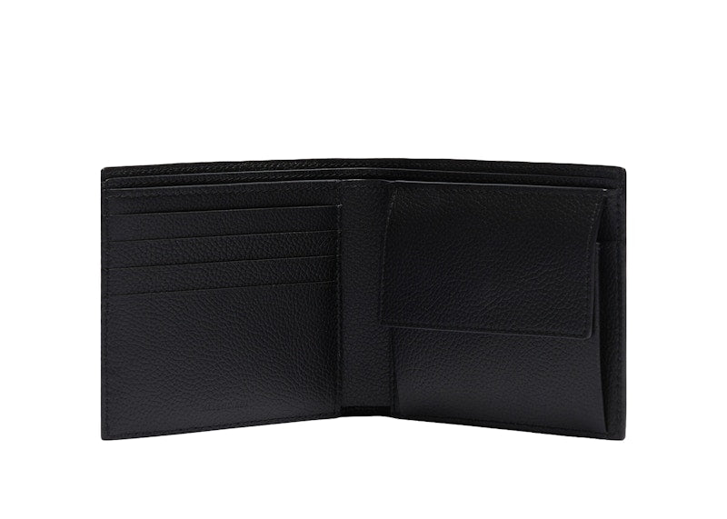 Balenciaga Cash Square Folded Coin Wallet Black/White