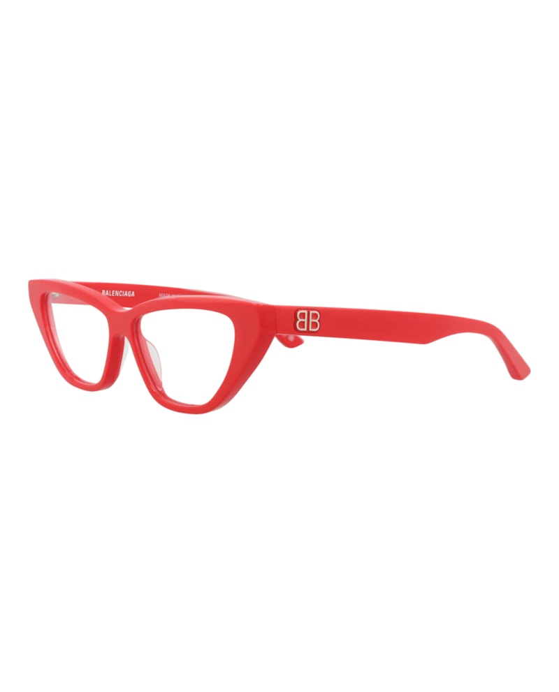 Balenciaga Cat Eye-Frame Acetate Optical Frames Red Red Transparent (BB0128O-30010020-003)