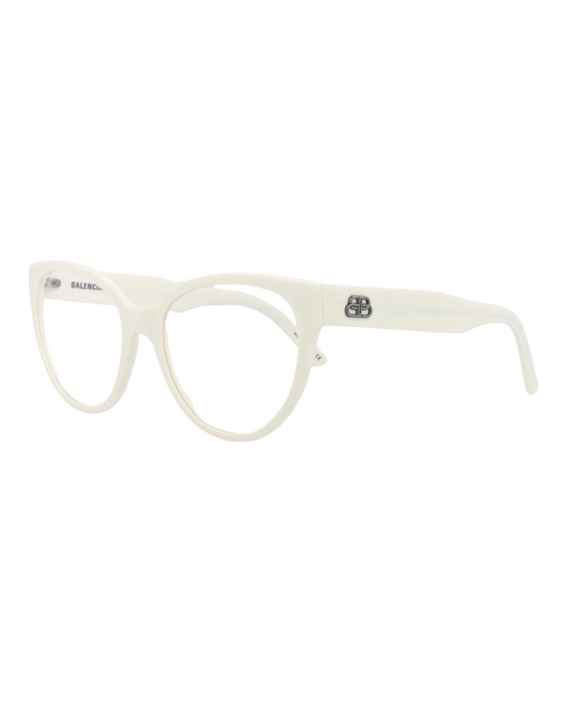 Balenciaga Cat Eye-Frame Acetate Optical Frames White White Transparent (BB0064O-30008234-003)