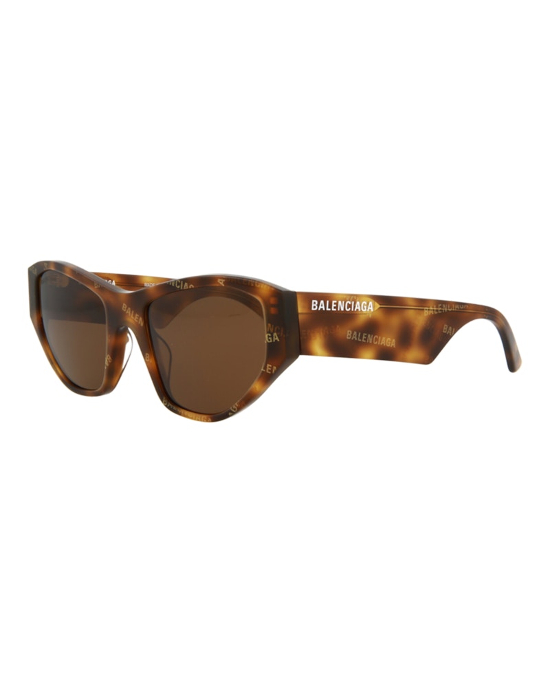 Balenciaga Cat Eye-Frame Acetate Sunglasses Havana/Havana/Brown (BB0097S-30008869-003)